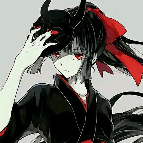 动漫带面具女头像动漫头像面具女图片