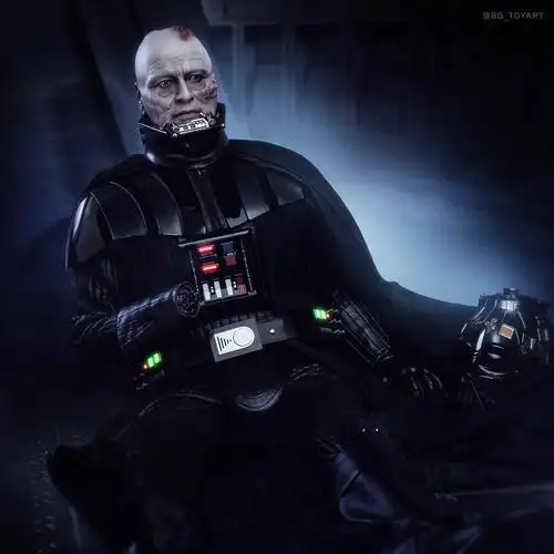 《星球大战vi:绝地归来》达斯维达 1:4比例珍藏人偶官方实物图