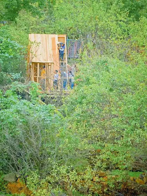 自然教育五一自然创造营招募木屋搭建