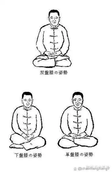 单盘双盘散盘打坐的正确姿势初学必看