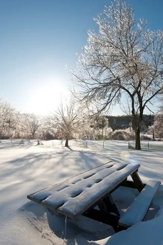 寒冷冬天冰雪美景高清图片合集手机壁纸下载第二辑