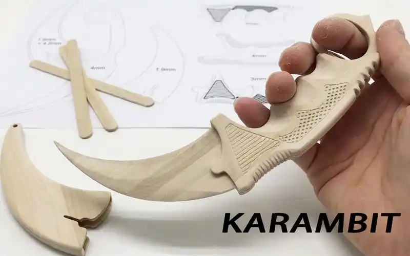 活动  【手工侠】挑战用雪糕棒做一把csgo匕首