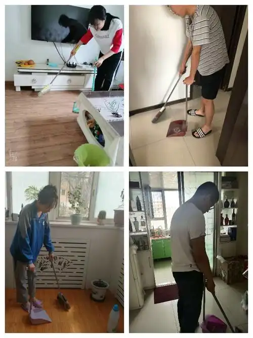 十一师一中高二二班,五一在家劳动活动