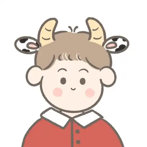 2021牛年小情侣专用手绘头像两张一组