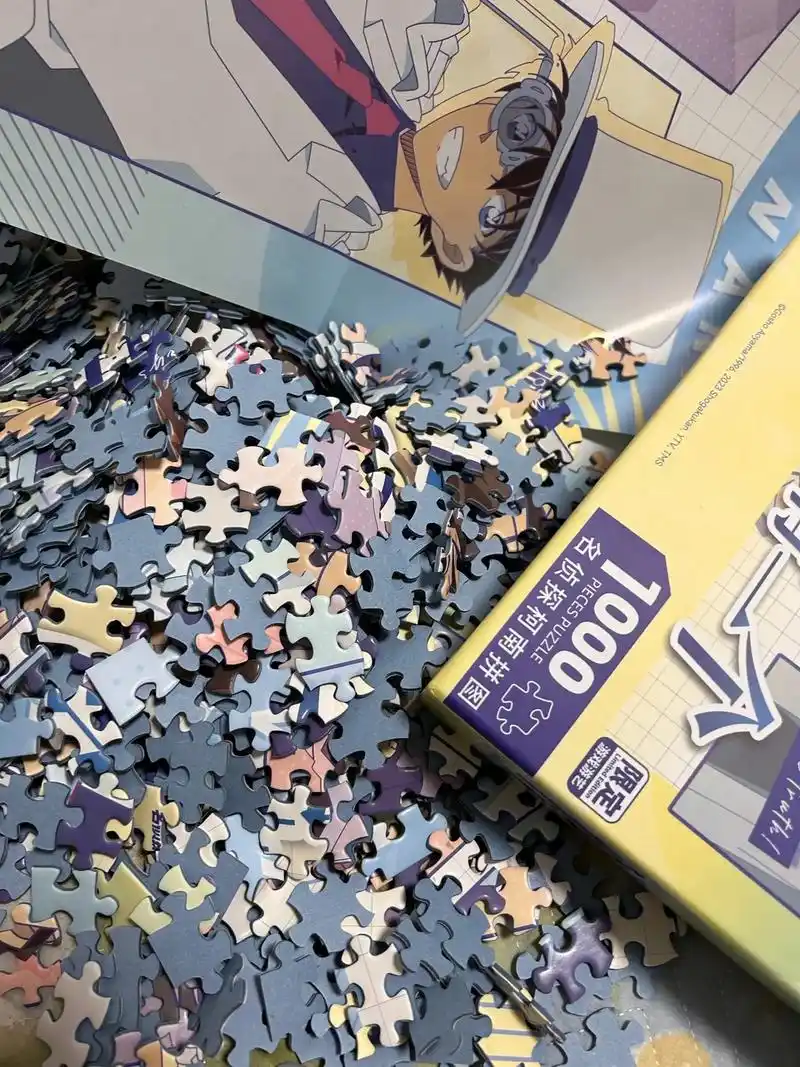 1000块柯南拼图07完成啦06#名侦探柯南 #柯南拼图 # - 抖音