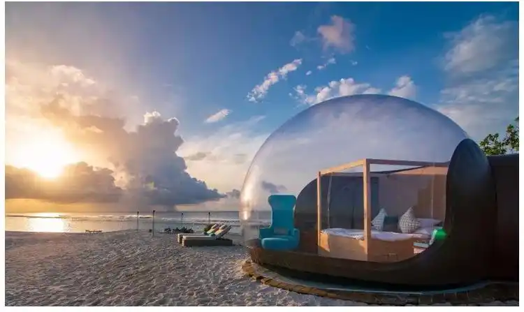 充气透明泡泡屋户外露营网红旅游度假屋山庄酒店民宿透明充气帐篷