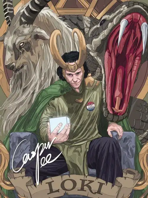 图腾绘作品-复仇者联盟《loki 邪神61洛基》