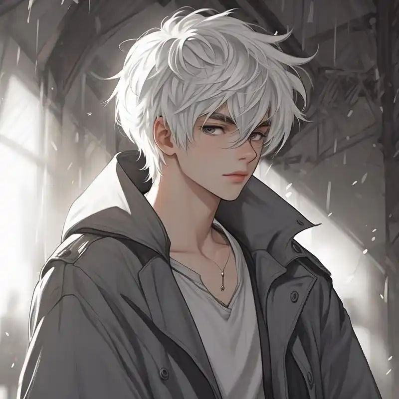 白发男生头像96银发魅力