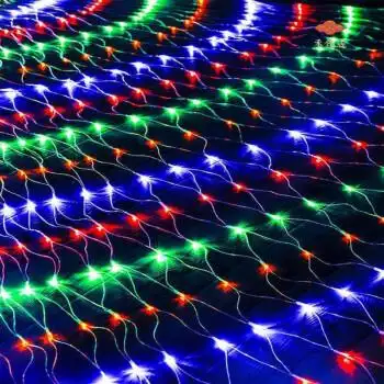 2022年新款禾佳成led灯串网灯户外渔网灯串满天星灯圣诞节日酒吧清吧