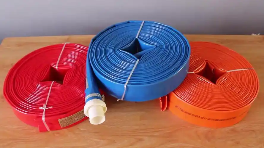 50米农用水带1寸2寸4寸6寸8寸pvc涂塑软管喷灌浇地输水园林软水管