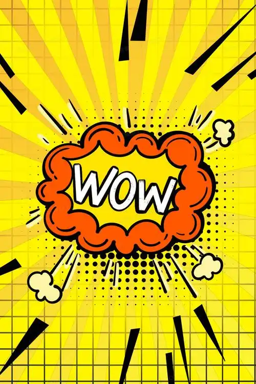 黄色波普爆炸孟菲斯碰撞背景背景图片素材免费下载_熊猫办公