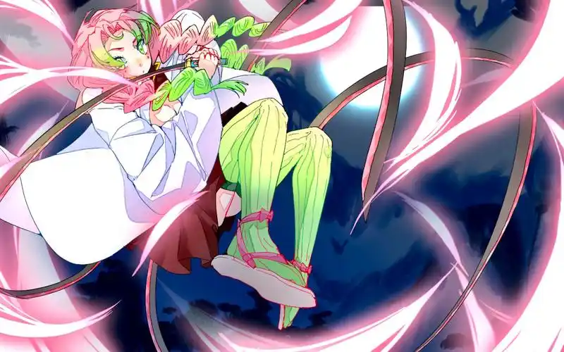 【甘露寺蜜璃】绘画过程,各位别忘了我是画手啊!(o^^o)