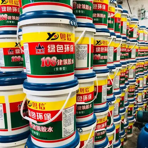 多功能易粘合胶水水泥装修内墙用腻子胶环保胶水 水性108建筑胶水