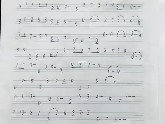 自制的,在网上没找到国际歌的尤克里里指弹谱 ,于是便自己按简谱转译