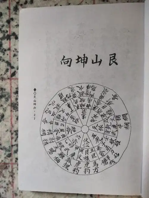 杨公开门放水经艮山坤向