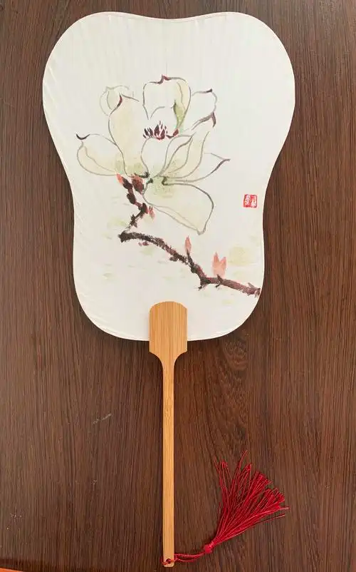 学画扇子