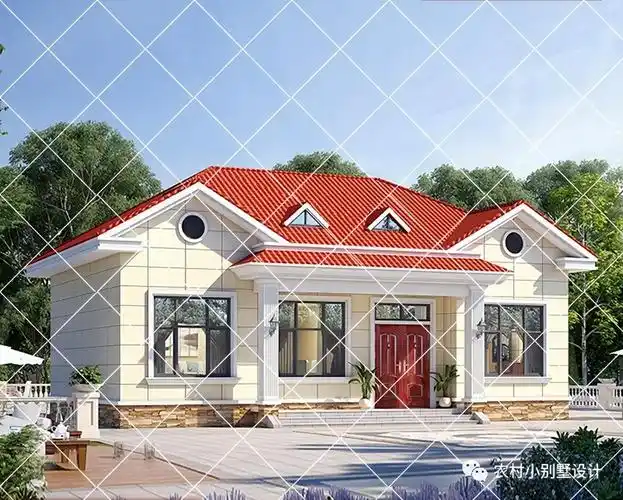 农村一层平房图片大全现代风格,25套一层现代小别墅设计图 - 玉三网