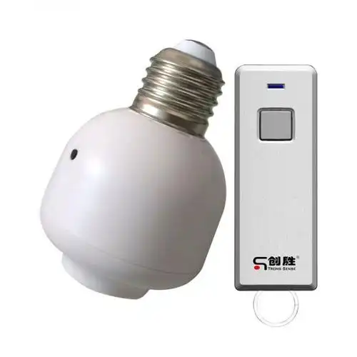 创胜无线遥控灯头cs-dt,无线遥控灯座,厂家直销支持中英版本