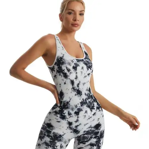 2024年欧美无缝露背连体衣运动休闲瑜伽服提臀收腹塑身衣-阿里巴巴