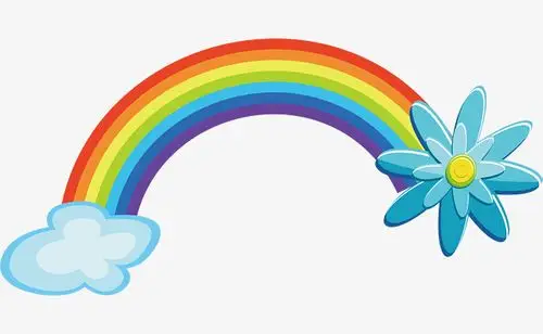 彩虹png矢量元素