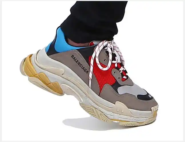 balenciaga/巴黎世家 男士经典时尚多色复古休闲鞋运动鞋老爹鞋默鞋