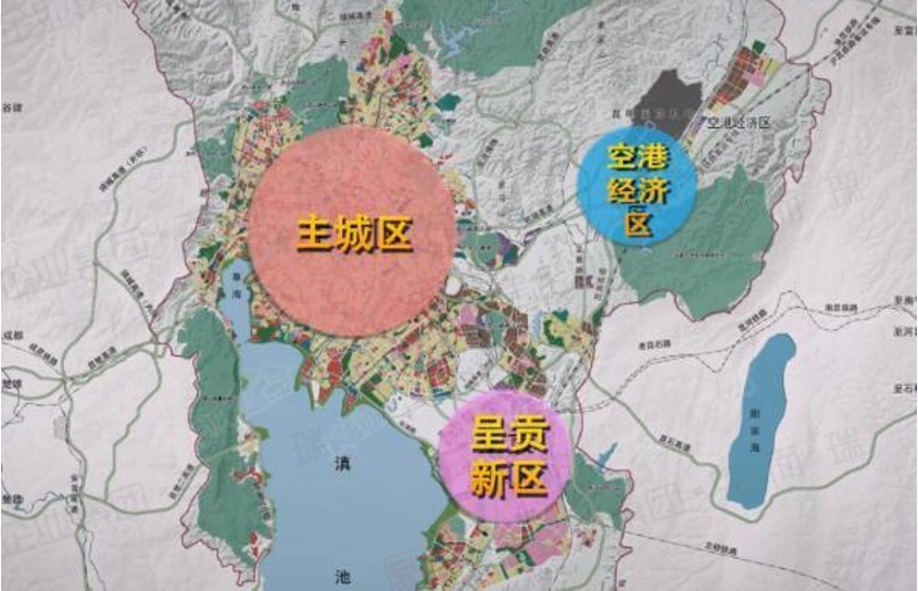 市政府2005年2月批准成立的昆明空港经济区,与大板桥街道整体划入滇中