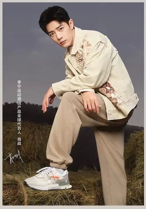 李宁【肖战同款】李宁卫衣男女同款2022新品宽松套头外套 花灰-6 xl