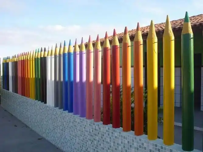 新锐工坊幼儿园围栏原来也可以多种多样