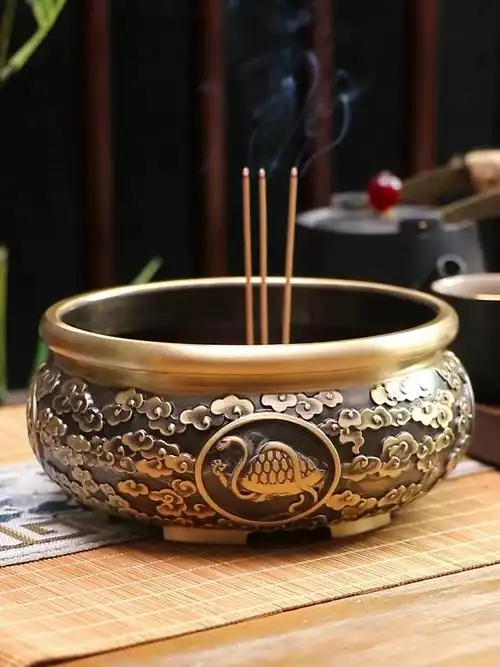 铜十二生肖香炉家用室内宣德炉供奉炉线香炉焚香炉盘香炉摆件