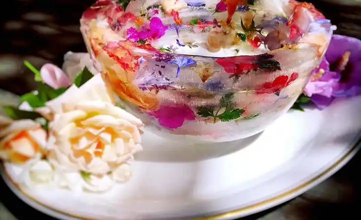 鲜花冰碗 ice bowl
