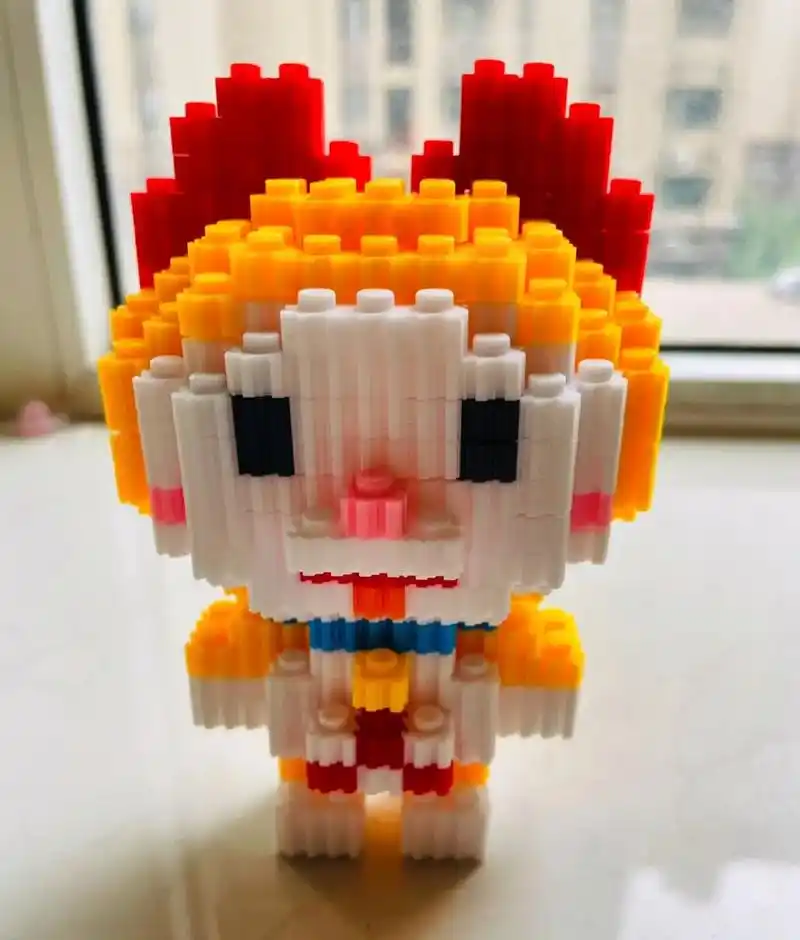 成果展示 #乐高搭建 #小颗粒积木拼装 耗时两天的初级作品 - 抖音