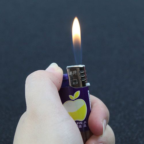 打火机包邮商超便利店热销一次性明火电子充气烟具充气打火机