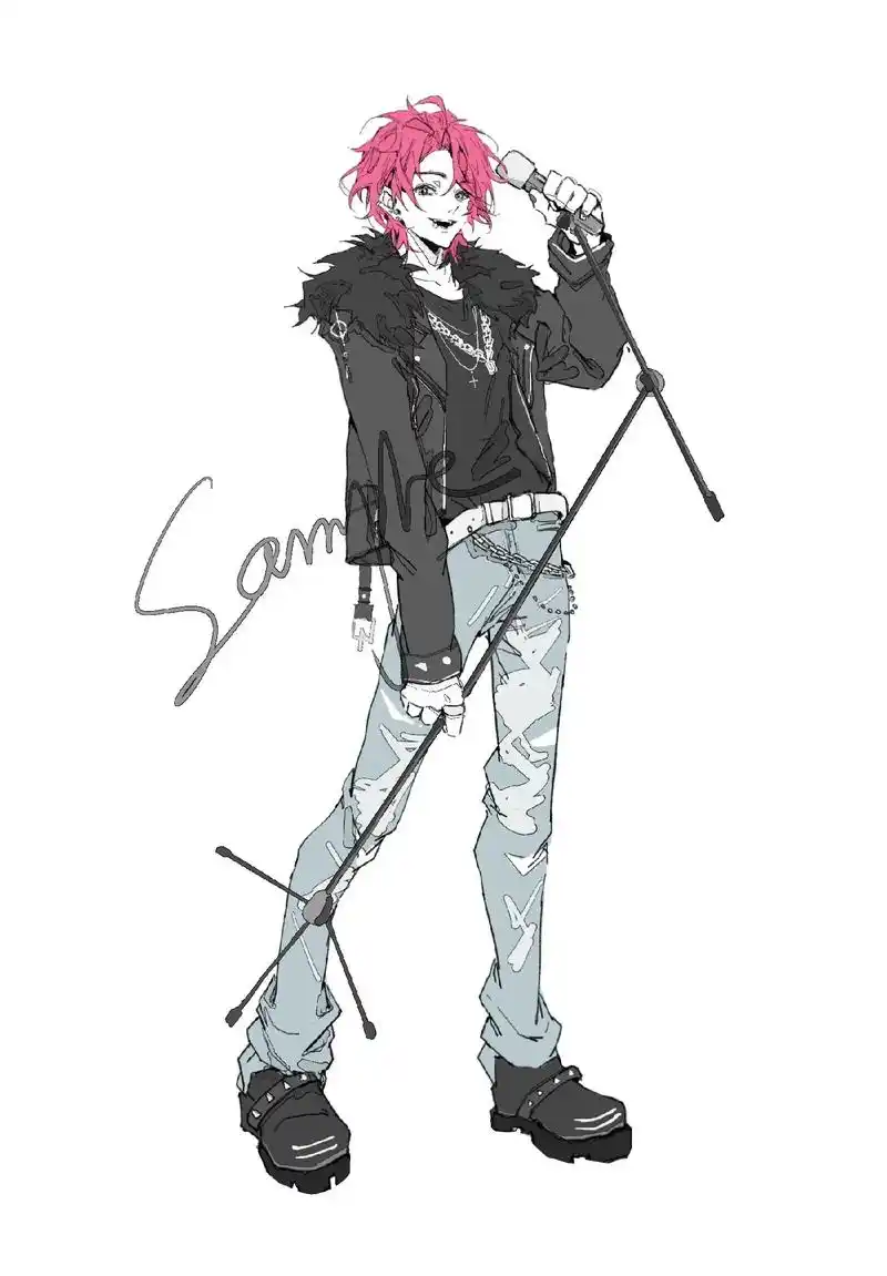 procreate绘画 #立绘 #oc 有动作参考. - 抖音