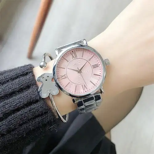 女士手表防水合金带非机械女学生石英森系手表小清新文艺女学生