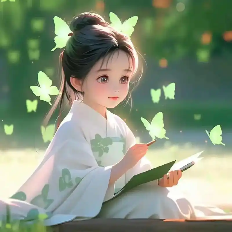 灵动糖果女孩读书古风头像 #优质头像 #古风头像 #仙气十足