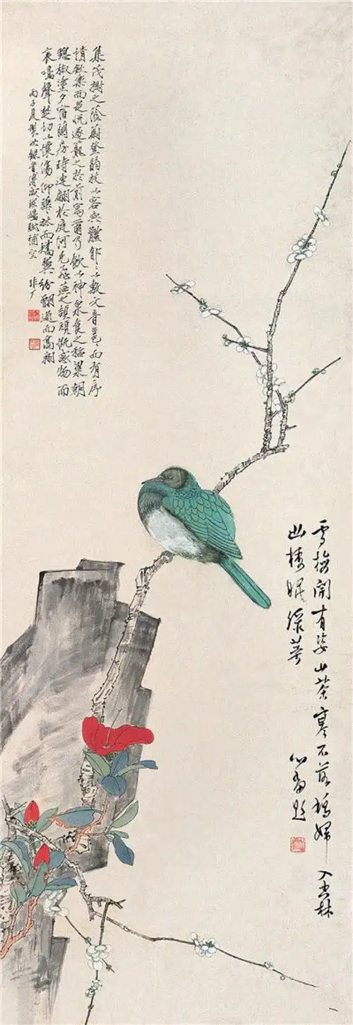 于非闇是中国现代著名的花鸟画家