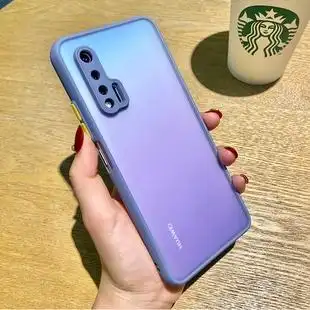 适用华为nova6手机壳4g全包镜头nova6se软边防摔硅胶套5g磨砂撞色