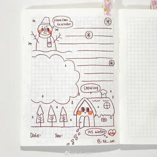 小可爱的手帐排版来啦七七zoe