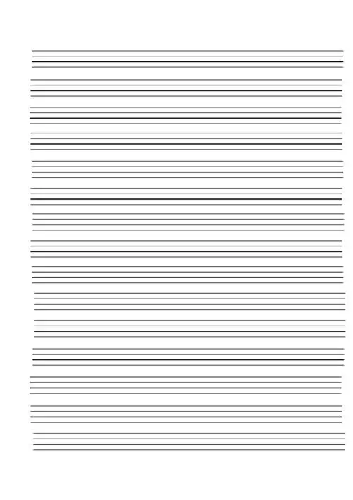 英语书写四线三格模板