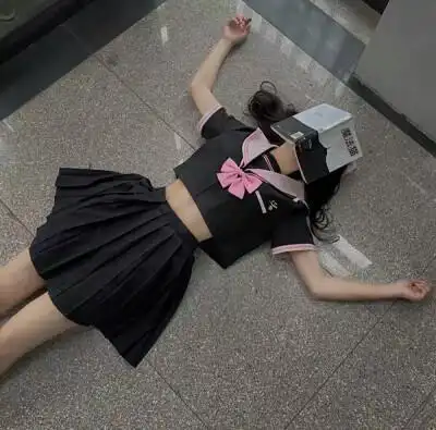 头像,元素,jk制服