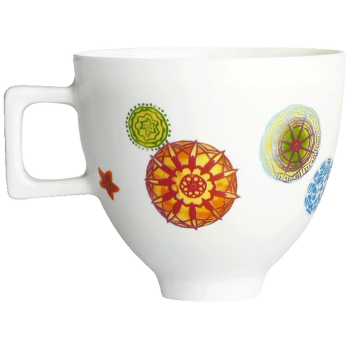 早餐九土彩绘餐杯情侣杯旅画家授权水彩美人鱼杯子套装