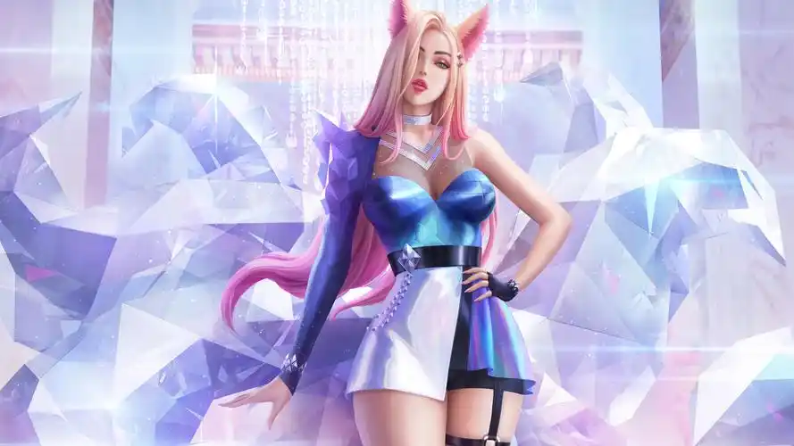 英雄联盟 lol 九尾妖狐 kda more 阿狸高清壁纸--简笔画大全