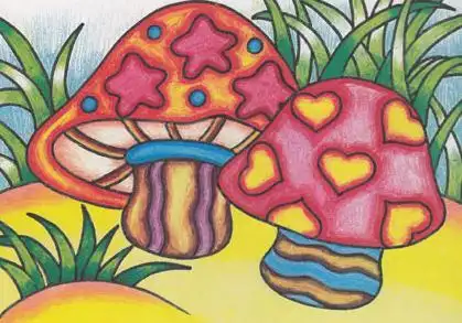 适合临摹的油画棒画图片