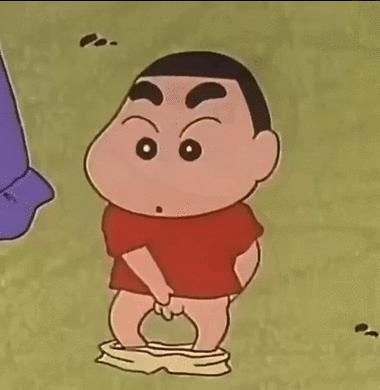 蜡笔小新动图表情包分享～#蜡笔小新