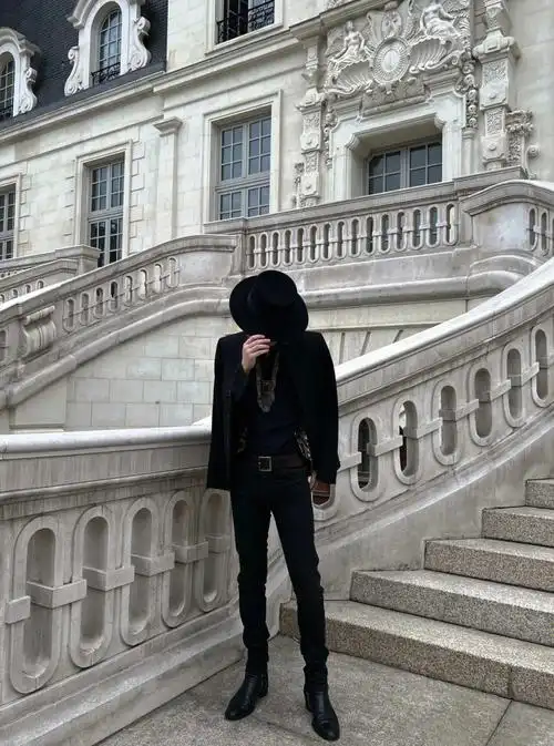 ootd圣罗兰穿搭高街时装顶级驾驭