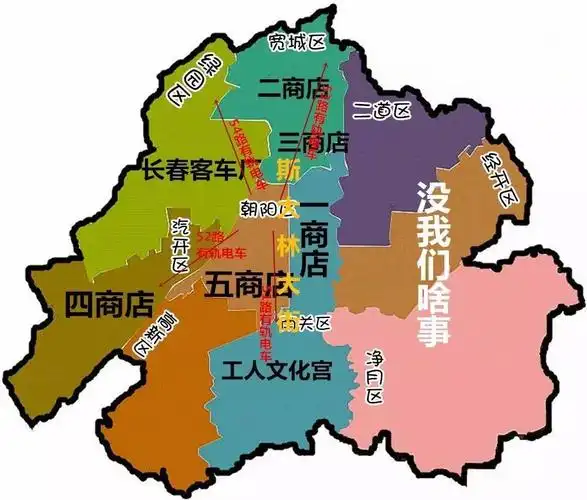 长春地图换样了新画法居然是