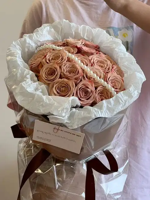 159卡布奇诺实拍图08上海学生花店