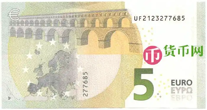 5欧元纸币钞票_5欧元正反面图片票样 - 货币网
