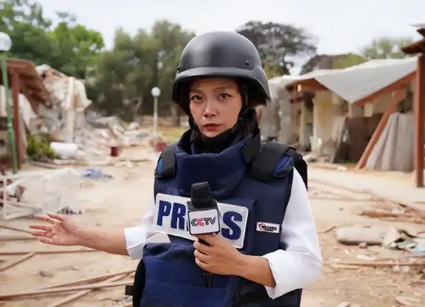 报道巴以冲突的中国战地女记者陈慧慧