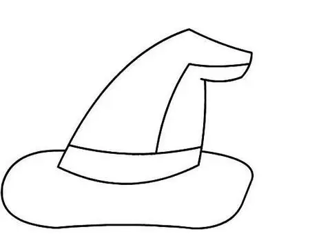 幼儿冬季帽子简画图片 中级简笔画教程-第7张